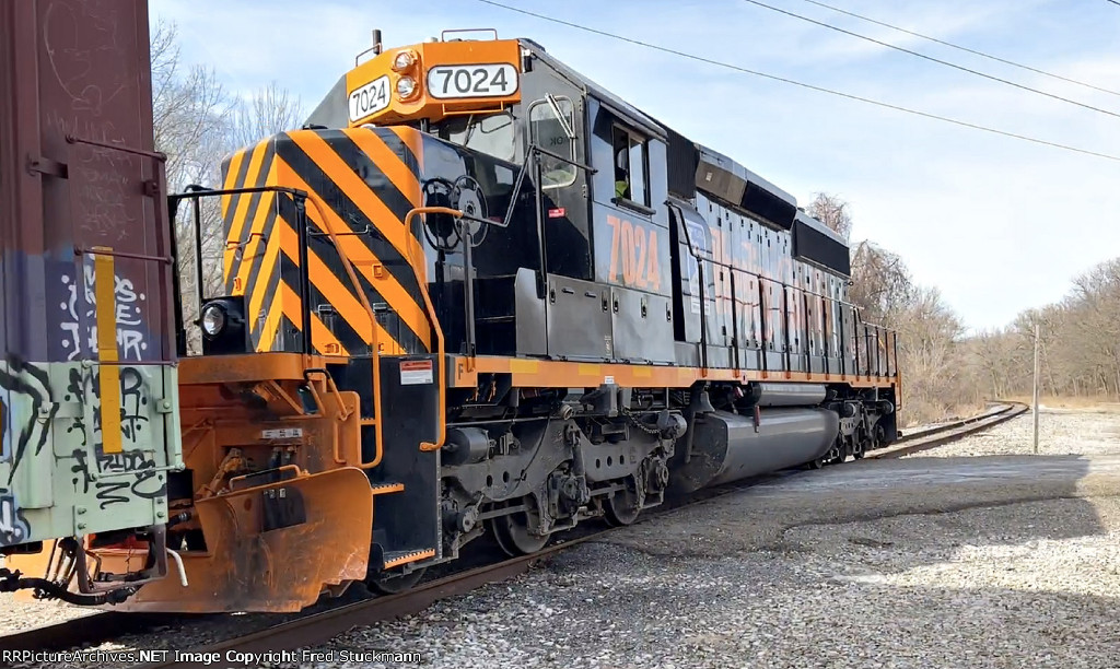 WE 7024 crosses Ravenna Rd.